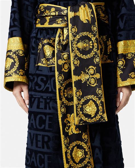 versace bathrobe with hood|Women's Bathrobe Collection .